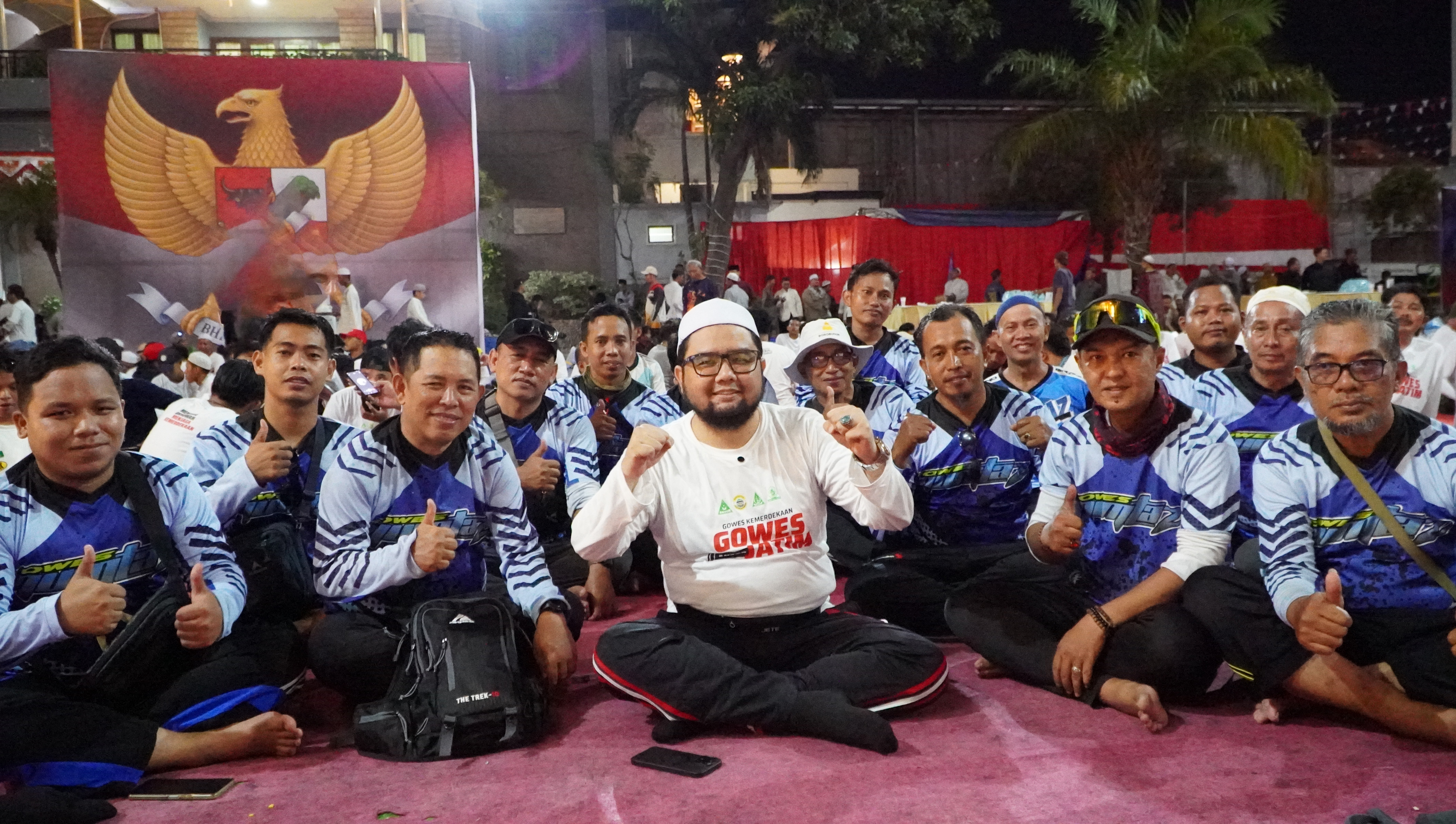 MA Zaha 1 Genggong Ikut Meriahkan Gowes Kemerdekaan PW GP Ansor Jatim